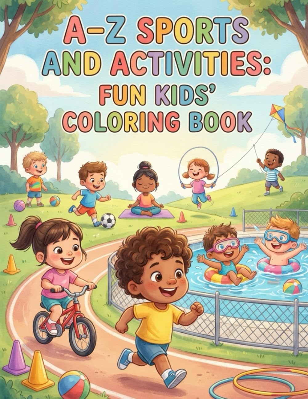 A-Z of Sports and Activities: Colouring Book