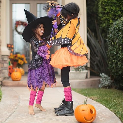 Miniatura 7 de Calentadores de piernas para niños y niñas, calcetines de pierna de punto neón acanalado, calentadores de piernas para bebés, calentadores de brazos