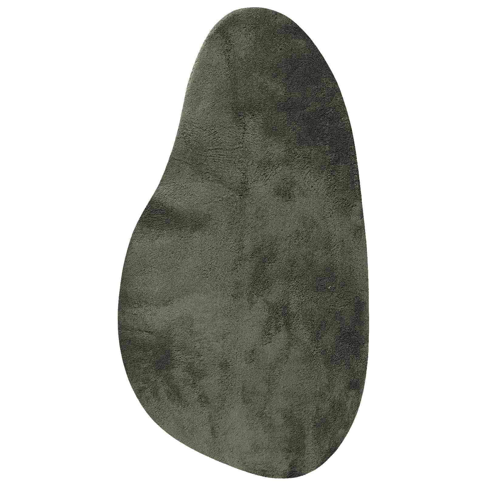 HUARTE dywan obszarowy leśna zieleń, 100 x 200 cm, poliester, antypoślizgowy, składany, można prać w pralce, do sypialni, salonu, korytarza, miękki i trwały