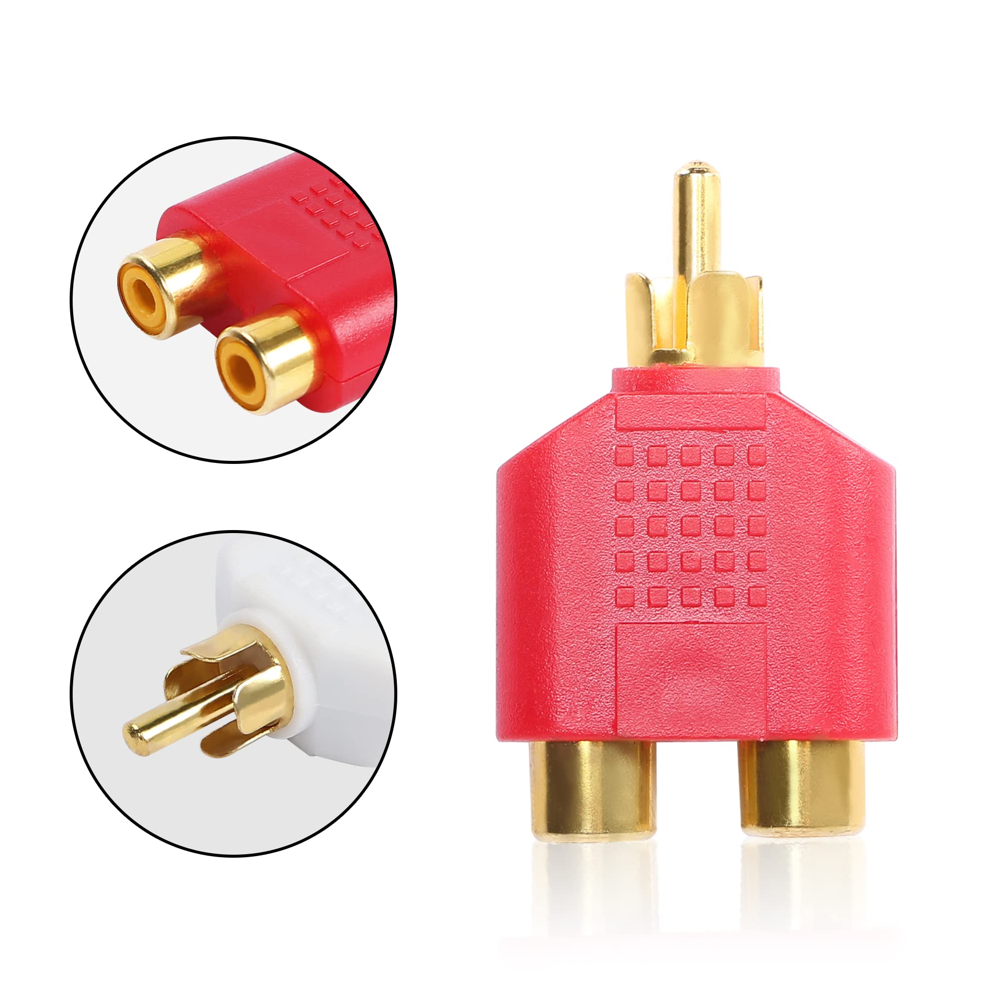 zdyCGTime Noir 3,5 mm Prise mâle vers 3 RCA Femelle Adaptateur Câble Audio vidéo zdyCGTime Noir 3,5 mm Prise mâle vers 3 RCA Femelle Adaptateur Câble Audio vidéo