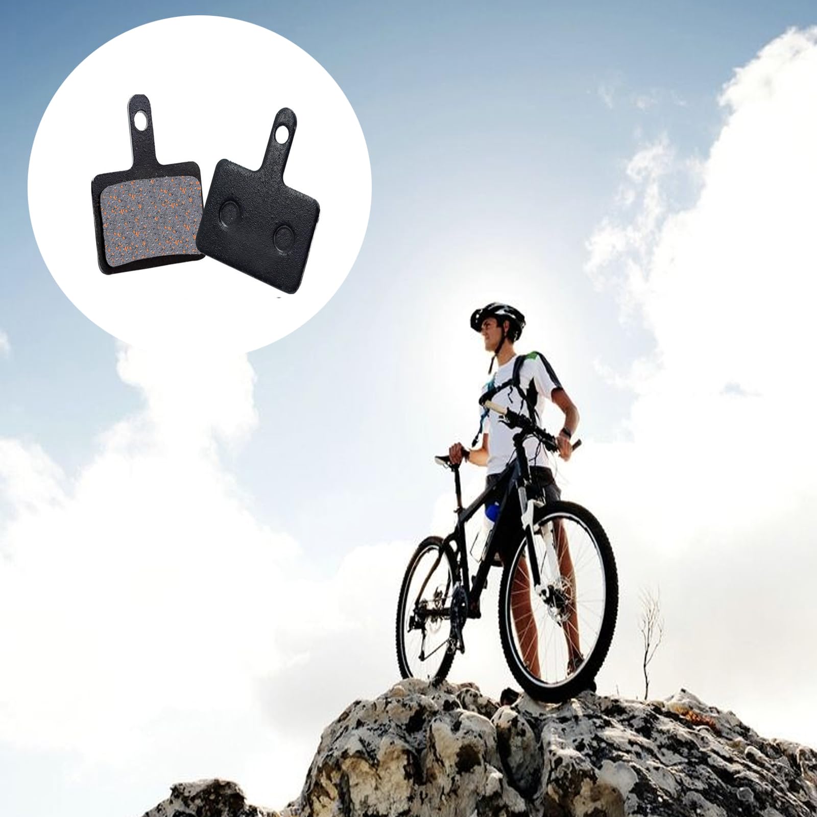 Plaquettes de Frein de Vélo Pièces de Rechange Composants de Vélos Accessoires de Vélo Pièce de Rechange Plaquette de Freinage Semi-Métallique Type 25