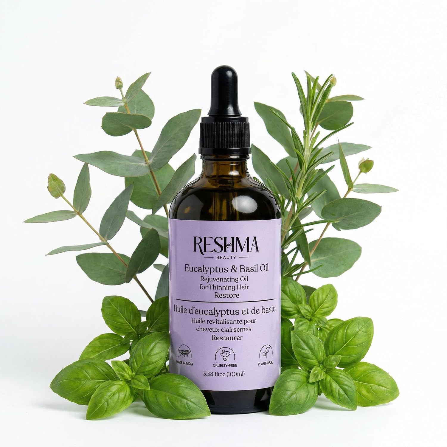 Reshma Beauty Restore Eucalyptus Basil Oil for Thinning Hair