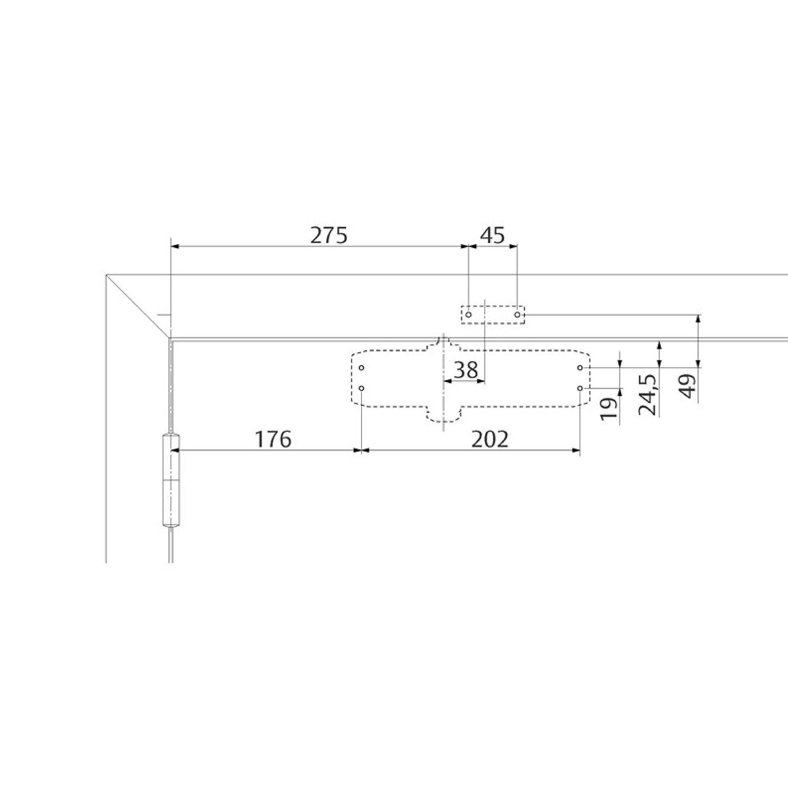 TESA DC120 DC120-1-D9005 cierrapuertas, EN 4, para puertas hasta 80 kg, brazo articulado, para puertas cortafuegos, acabado Negro RAL 9005, control de cierre regulable, golpe final ajustable