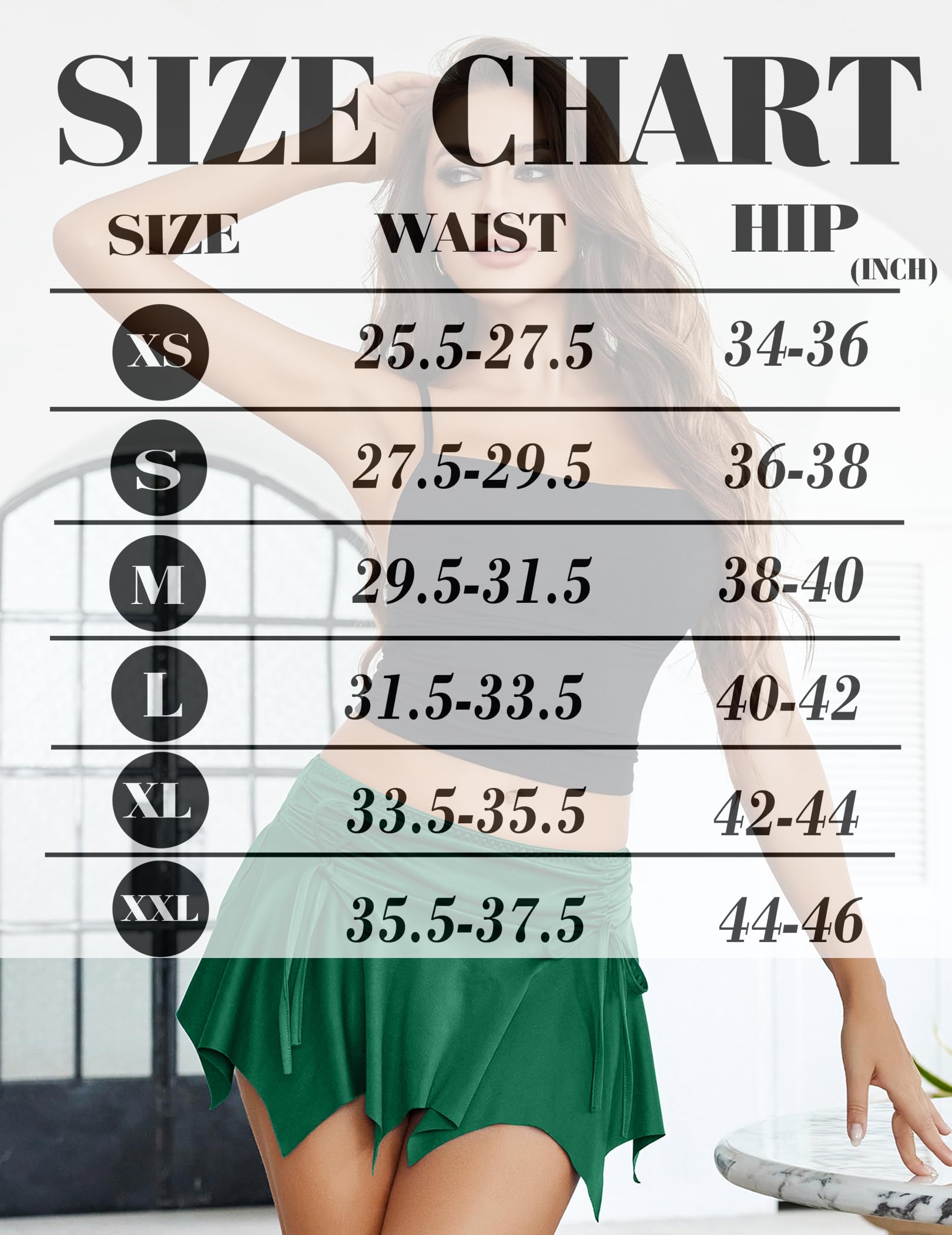 Avidlove Mini Skirt Flowy Stretchy Hem Sexy Y2k Asymmetrical Skirt with Drawstring Ruched Bow Beach Short Skirt: Green X-Small Short