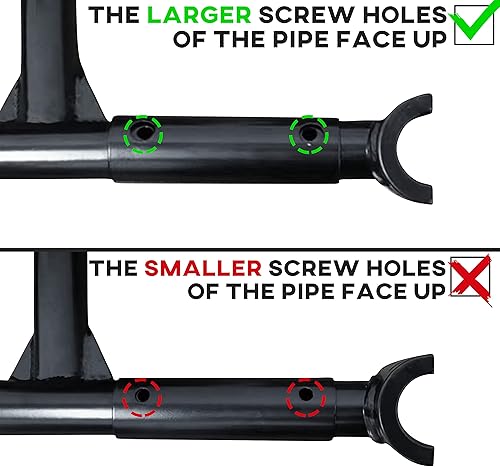 Miniatura 4 de SAUTVS Soporte para neumáticos de repuesto para Maverick X3 2017-2024, soporte trasero de montaje de neumático de repuesto con capacidad para