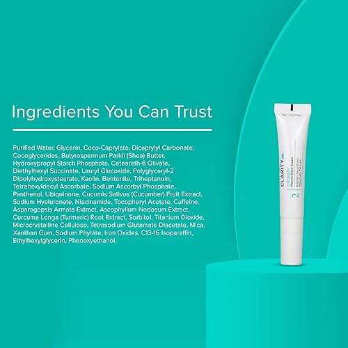 Miniatura 7 de ClarityRx C-Results Crema natural de ojos con vitamina C a base de plantas para ojeras, bolsas de ojos, hinchazón y arrugas (0.5 onzas)