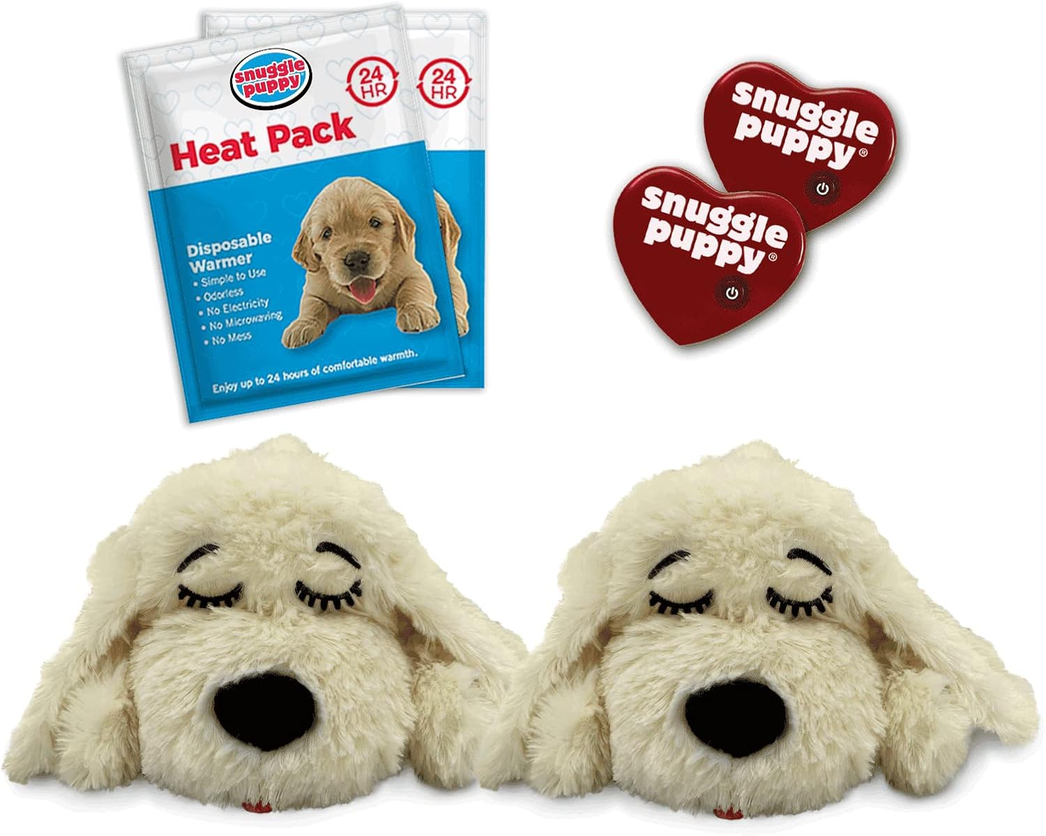 SmartPetLove Original Snuggle Puppy Heartbeat Stuffed Toy