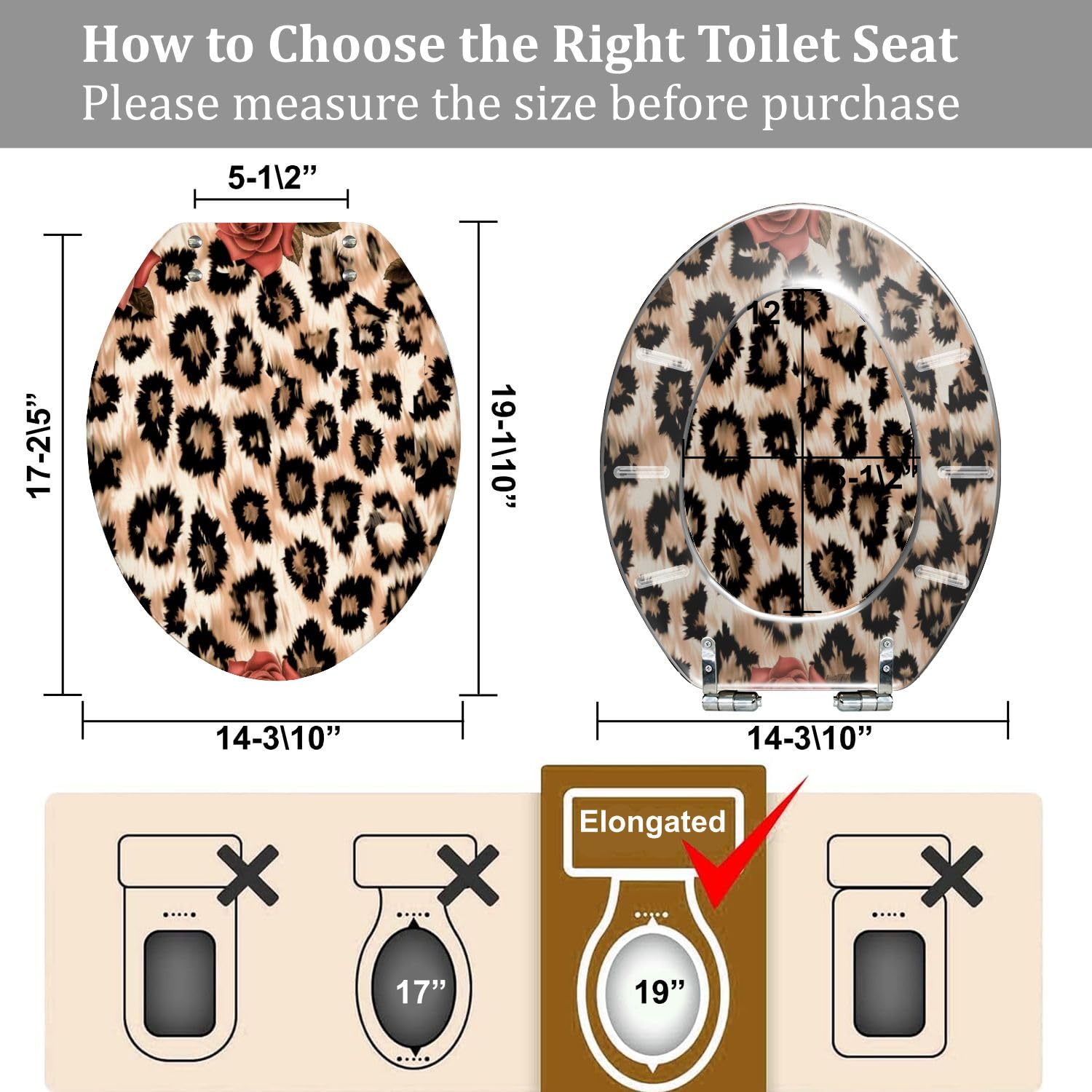 Langer WC-Sitz für Badezimmer