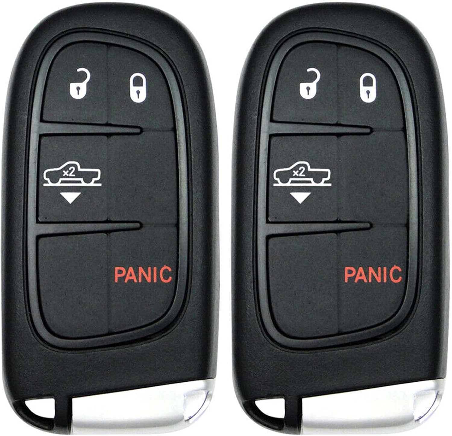 Lot 2X New Replacement Proximity Keyless Key Fob Compatible with & Fit for Dodge RAM 1500 2500 3500