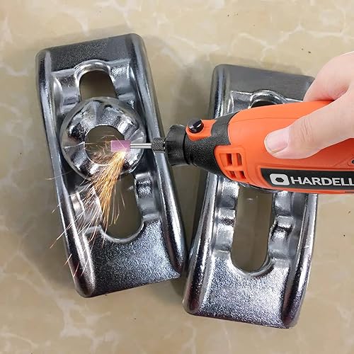 Miniatura 8 de HARDELL Rotary Tool Kit 160W Variable Speed Power Rotary Tool with Flex Shaft 85pcs Accessories and Carrying Case for Crafting Engraving Carving