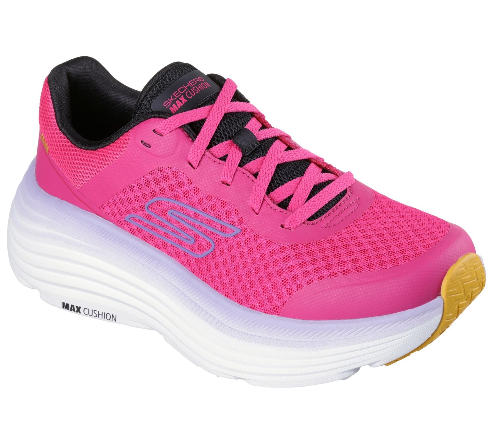 Skechers MAX Cushioning Endeavour Canova - Zapatillas Deportivas para Mujer, Ribete sintético Frambuesa, 41 EU