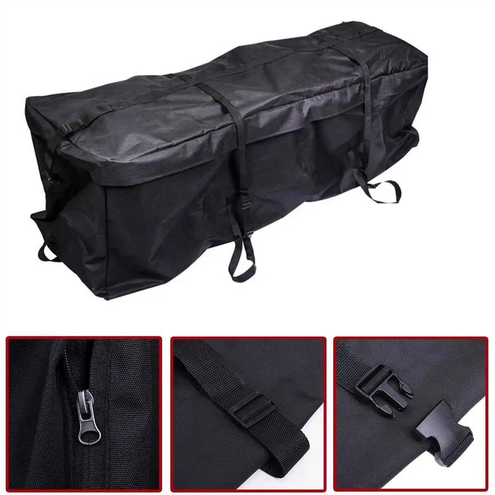 Portaequipajes para SUV para Furgoneta para Coches Bolsa De Equipaje Carga Impermeable Universal Bolsa Viaje para Portaequipajes Techo Coche Barras Transversales