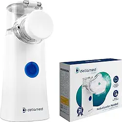 Nebulizador Mesh Inalador Ultrassônico Portátil Usb Bivolt Dellamed