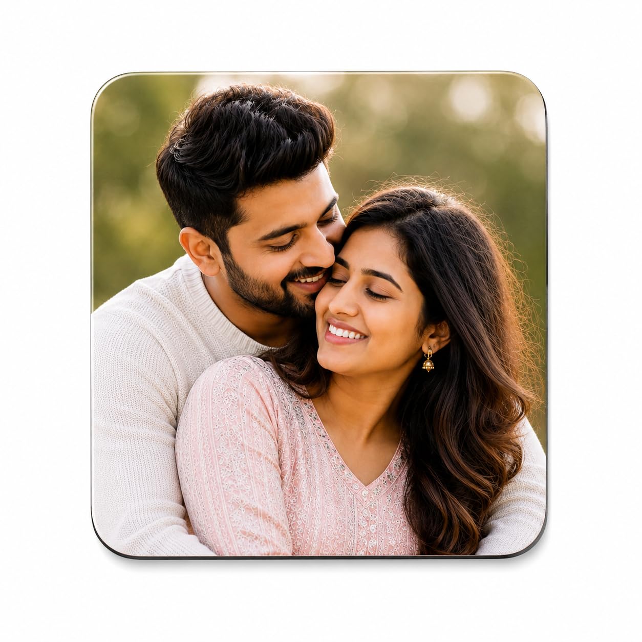 Personalized Fridge Magnet | Upload Your Photo | HD Printed Refrigerator Magnet | Strong Magnetic Back | Available in Square, Round, Heart & Rectangle | Pack of 1, 2, 4 & 6-image-22