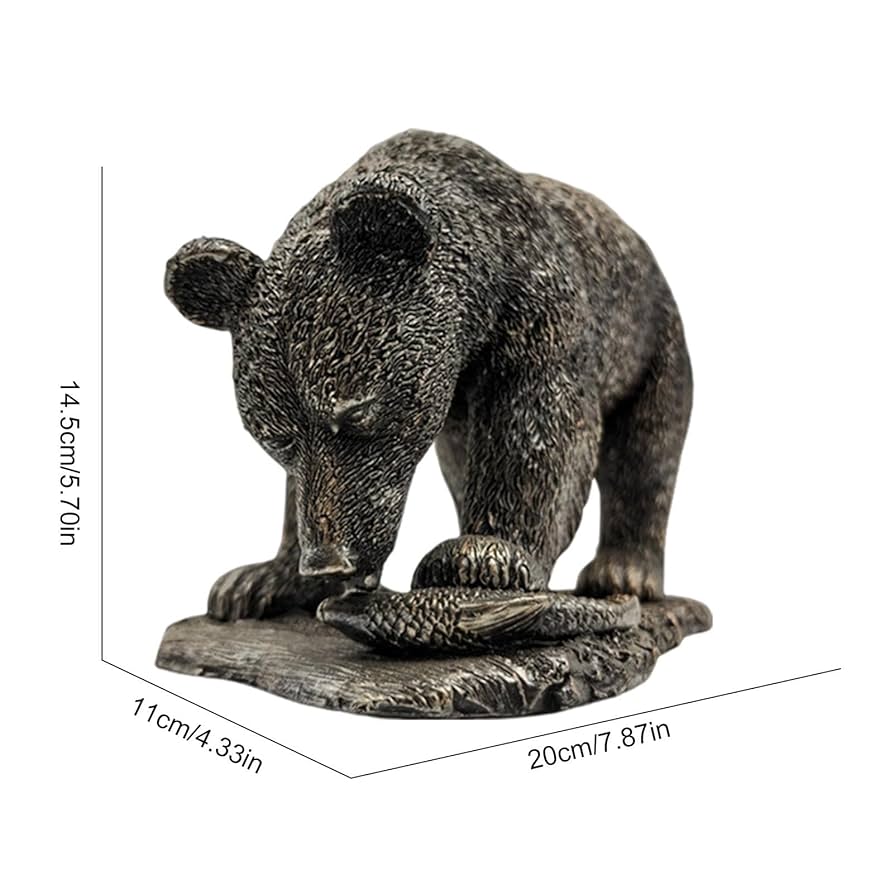熊の置物 Amazon.co.jp: クロクマの置物 | リアルなクマの彫刻 | 野生動物