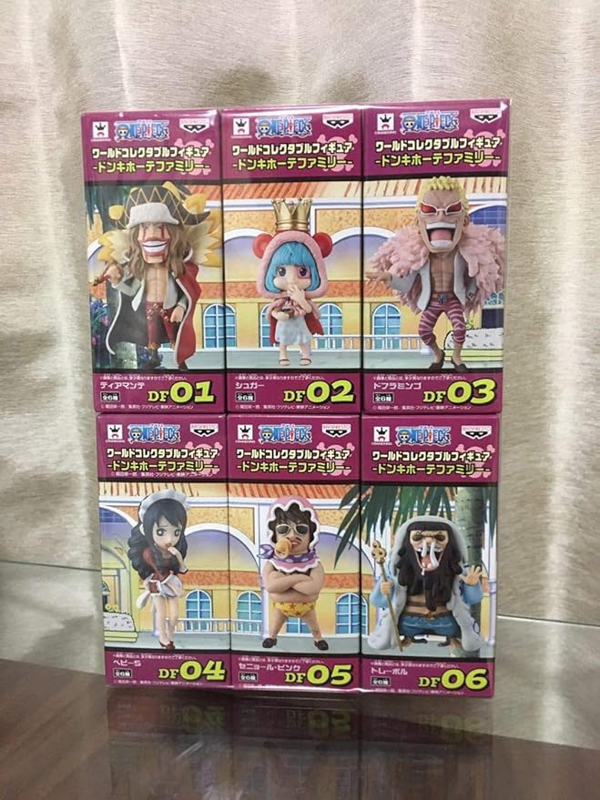 Amazon 激レア ワンピースワールドコレクタブル フィギュアワールドコレクタブルフィギュア ワーコレ ドンキホーテファミリー 全6種 おもちゃ おもちゃ