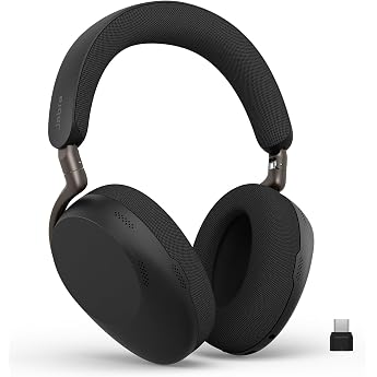 Jabra Evolve3 85 Over-Ear Bluetooth Headset Wireless with Microphone | For office, USB-C, AI voice call, adaptive active nois