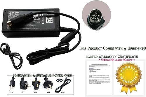 Miniatura 5 de UpBright Adaptador de 4 pines +-18V 1.0A ACDC compatible con Klipsch PHIHONG PSM36W-201 iGroove 1000330 HG 1006819 1006751 1007034 Audio Dock