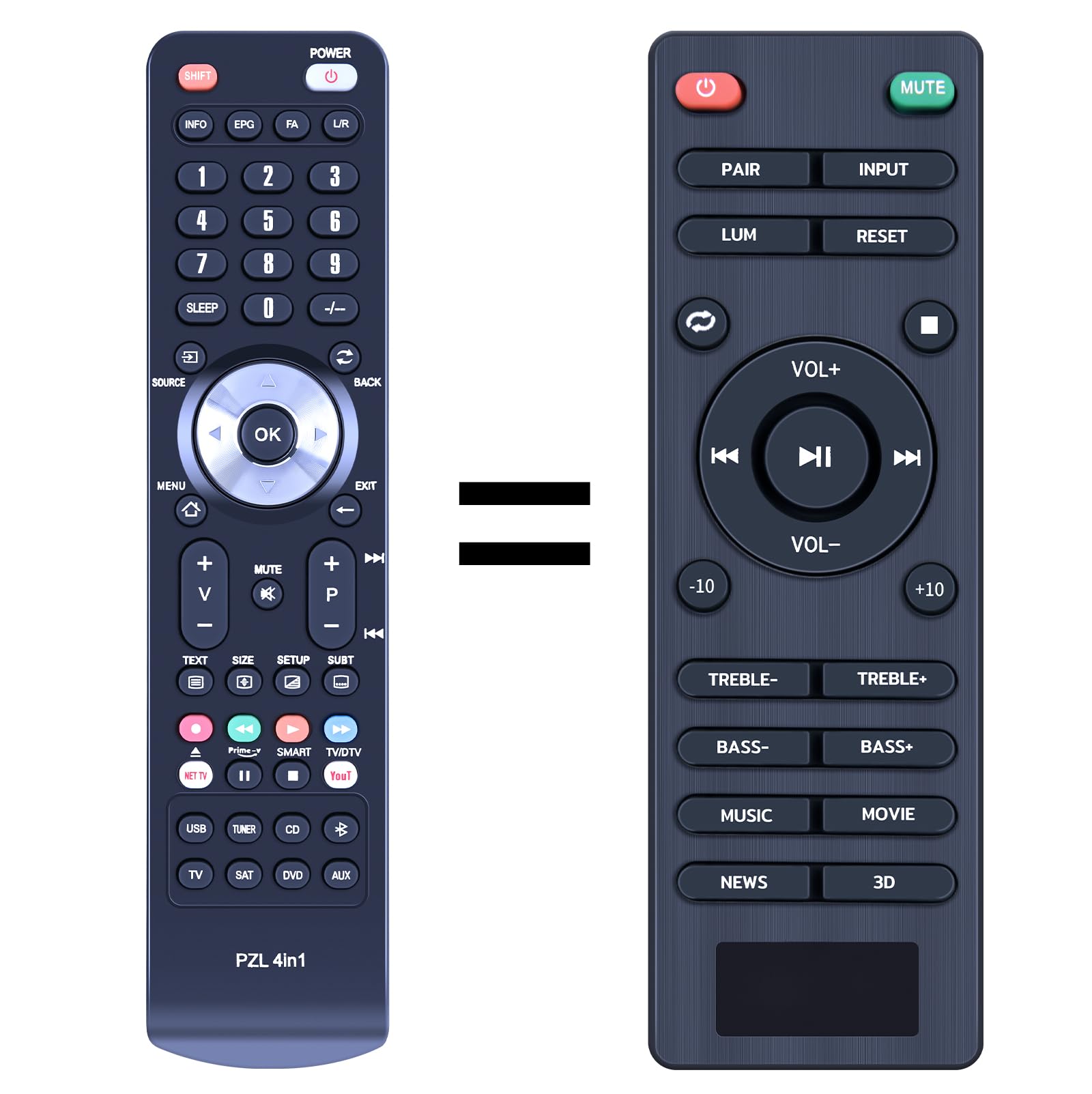 Replacement Remote Control Compatible with ABOX VIMA S4 2.1 FS22CS-2.1 FS21HS-L TV Sound Bar Soundbar Audio Speaker System Remote Control