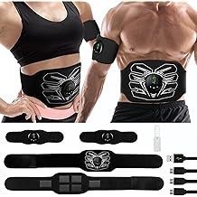 ABS Stimulator,Ab Machine,Abdominal Toning Belt Workout MHD TENS Portable Ab Stimulator Home Office Fitness Workout Equipment for Abdomen EMS ab Stimulator Muscle Toner