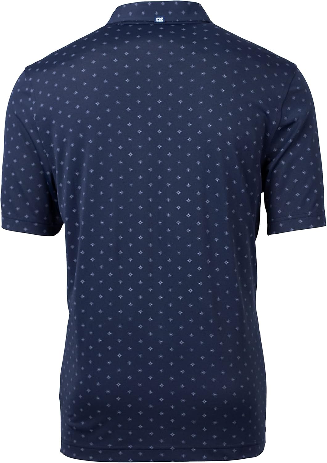 Cutter & Buck Mens Virtue Eco Pique Tile Print Recycled Mens Big & Tall Polo - Image 2