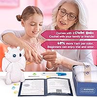 Vista 74 de Crochetta Kit de ganchillo para principiantes, kit de animales de ganchillo Amigurumi con tutoriales en video paso a paso, paquete de inicio