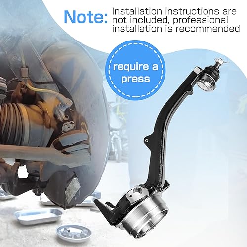 Miniatura 6 de Manguito de dirección del lado del conductor delantero compatible con Toyota 4Runner 1996-2002, Sequoia 2001-2003, Tacoma 1995-2004, Tundra