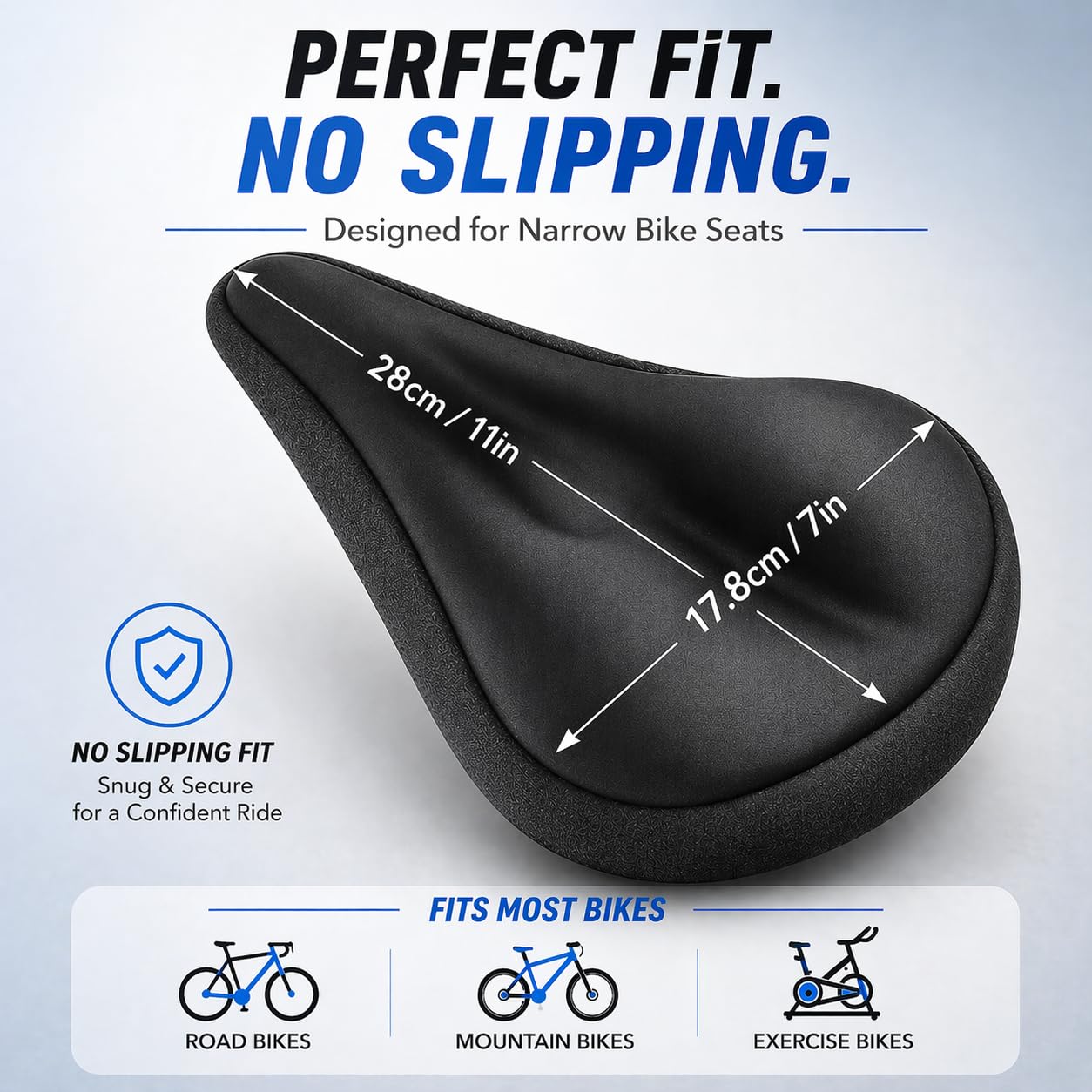 Comfortable Bike Seat Cover - PulGos Gel Cushion -4