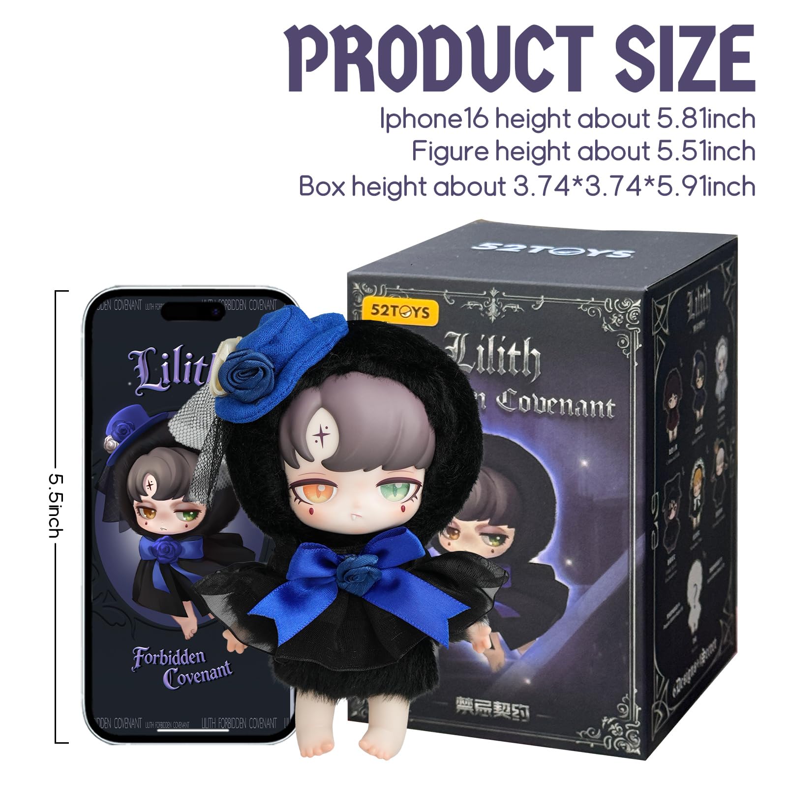 Amazon.com: 52TOYS Lilith Forbidden Covenant Series Blind Box