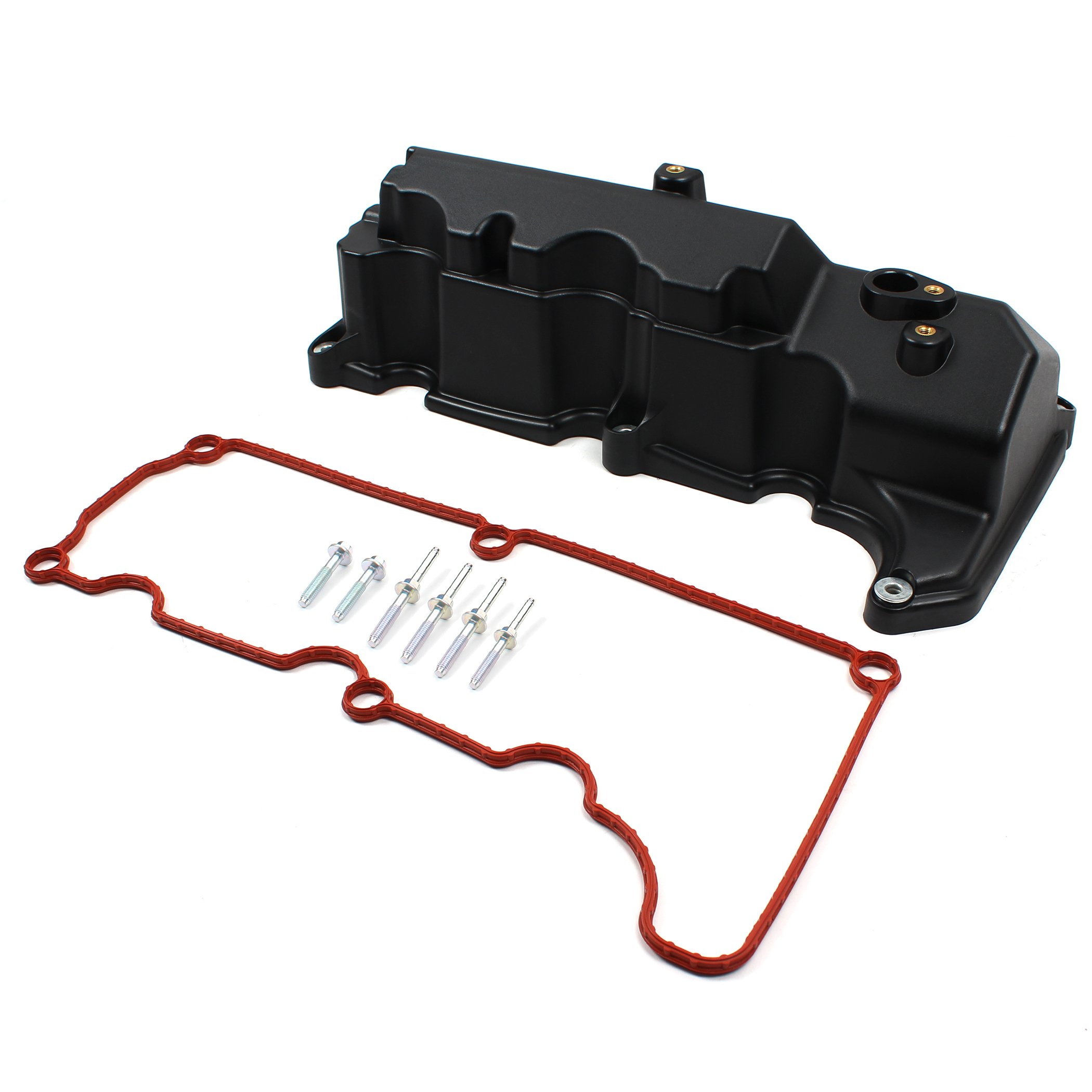 Photo 1 of CNS Left Side Engine Valve Cover with Gasket & Mounting Bolt Set Compatible with 01-06 Ford/Mercury 4.0L (245cid) SOHC V6