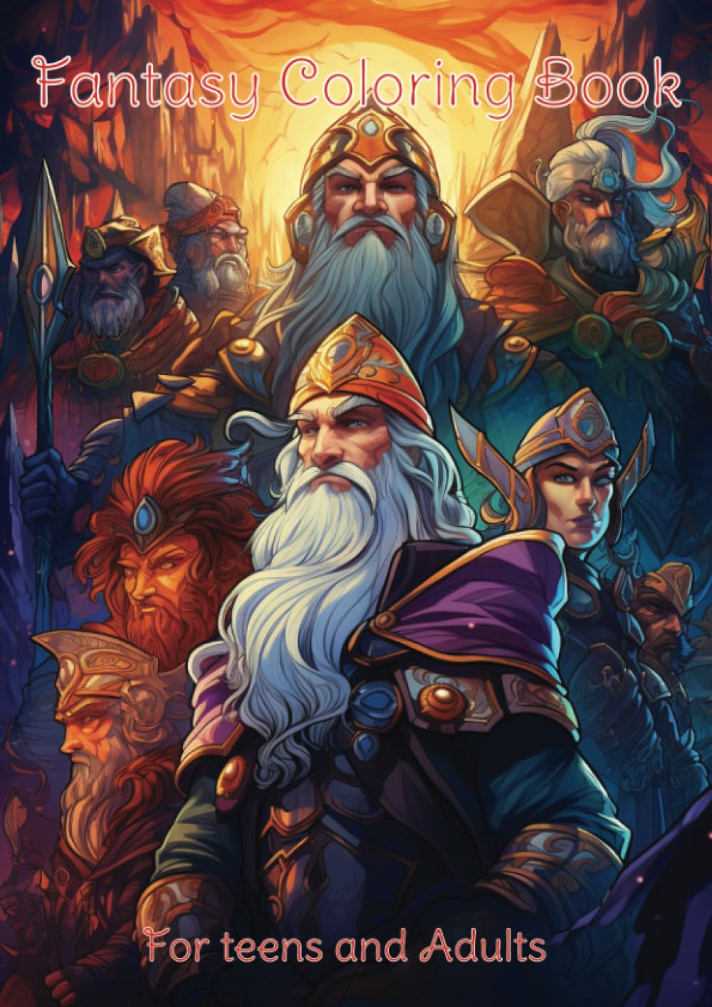 Amazon.com: Fantasy Coloring Book: Adult and Teen Fantasy themed ...