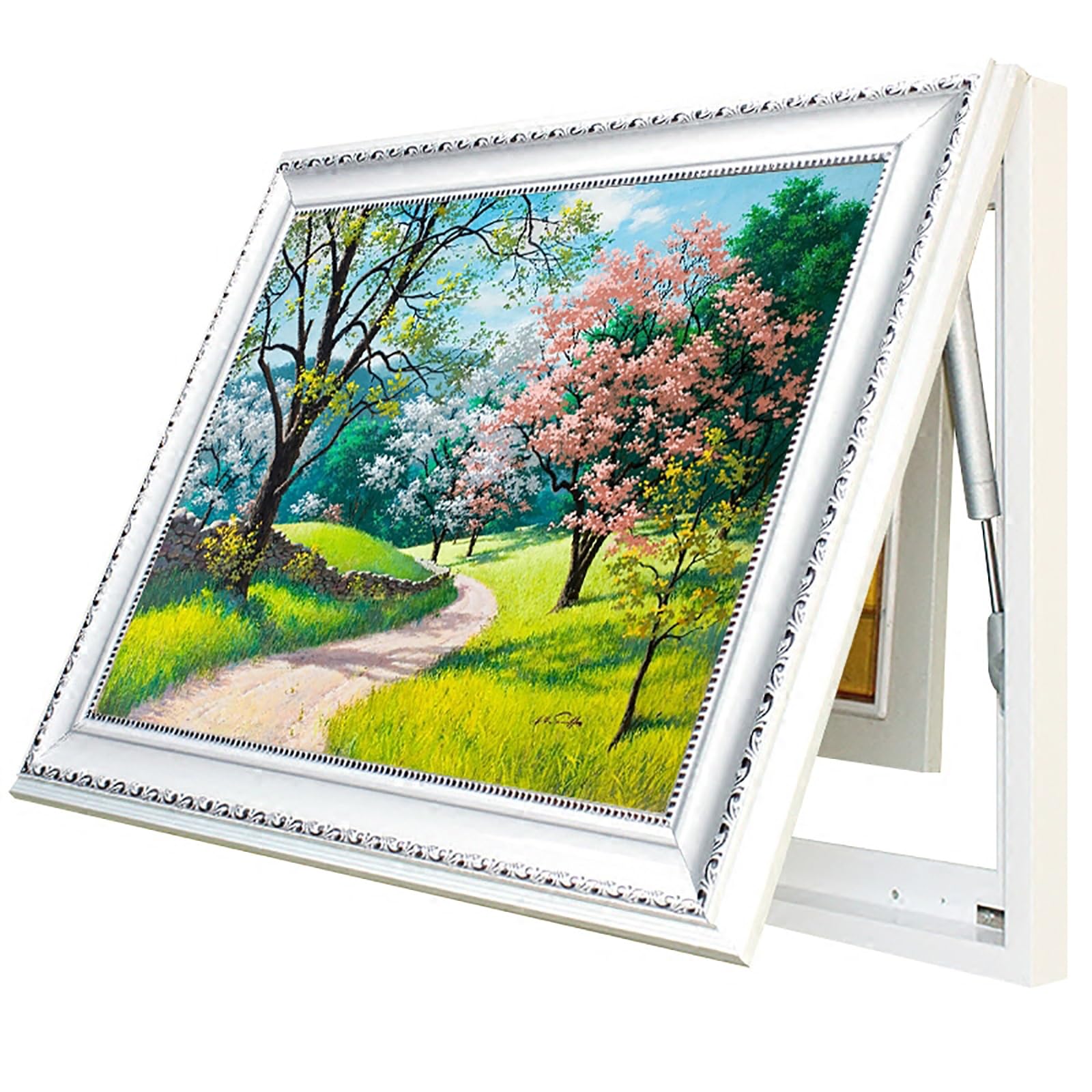 Tapa Decorativas para Cajas de Fusibles, Tapa Cuadro Electrico Oculta, Marco con Relieve 3D, Aptas para Uso Doméstico y de Oficina(50x40cm/20x16in)