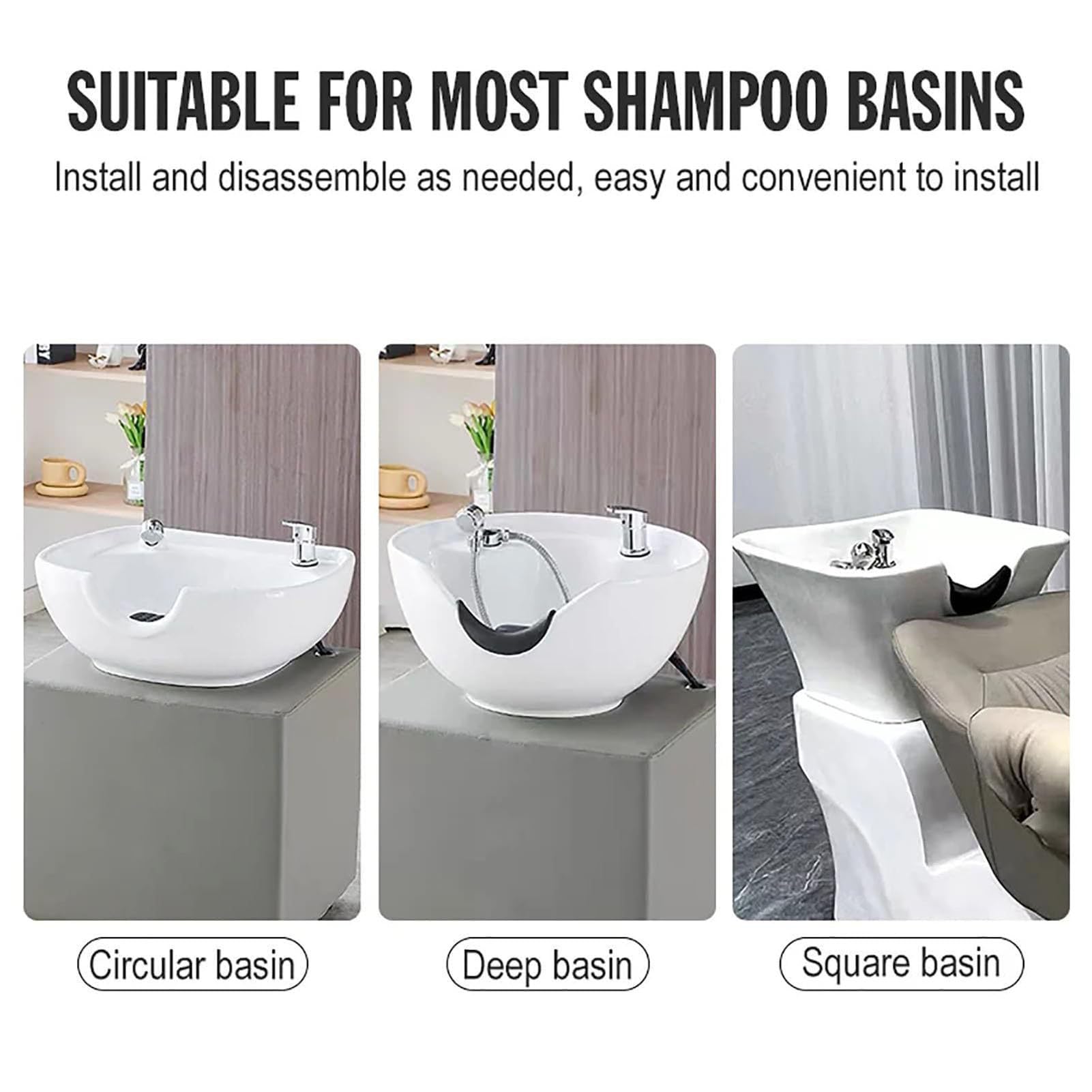 Sortie d'eau Head Spa, Verrouillage D'évier Amélioré, Pomme De Douche De Salon, Convient à La Plupart des Lits De Bol De Shampoing pour équipement De Salon De Massage, équipement De Spa Head