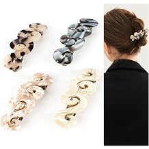 4pcs Automatic Hairpin Retro Use Washing Walking Makeup and Meals for Women Girls