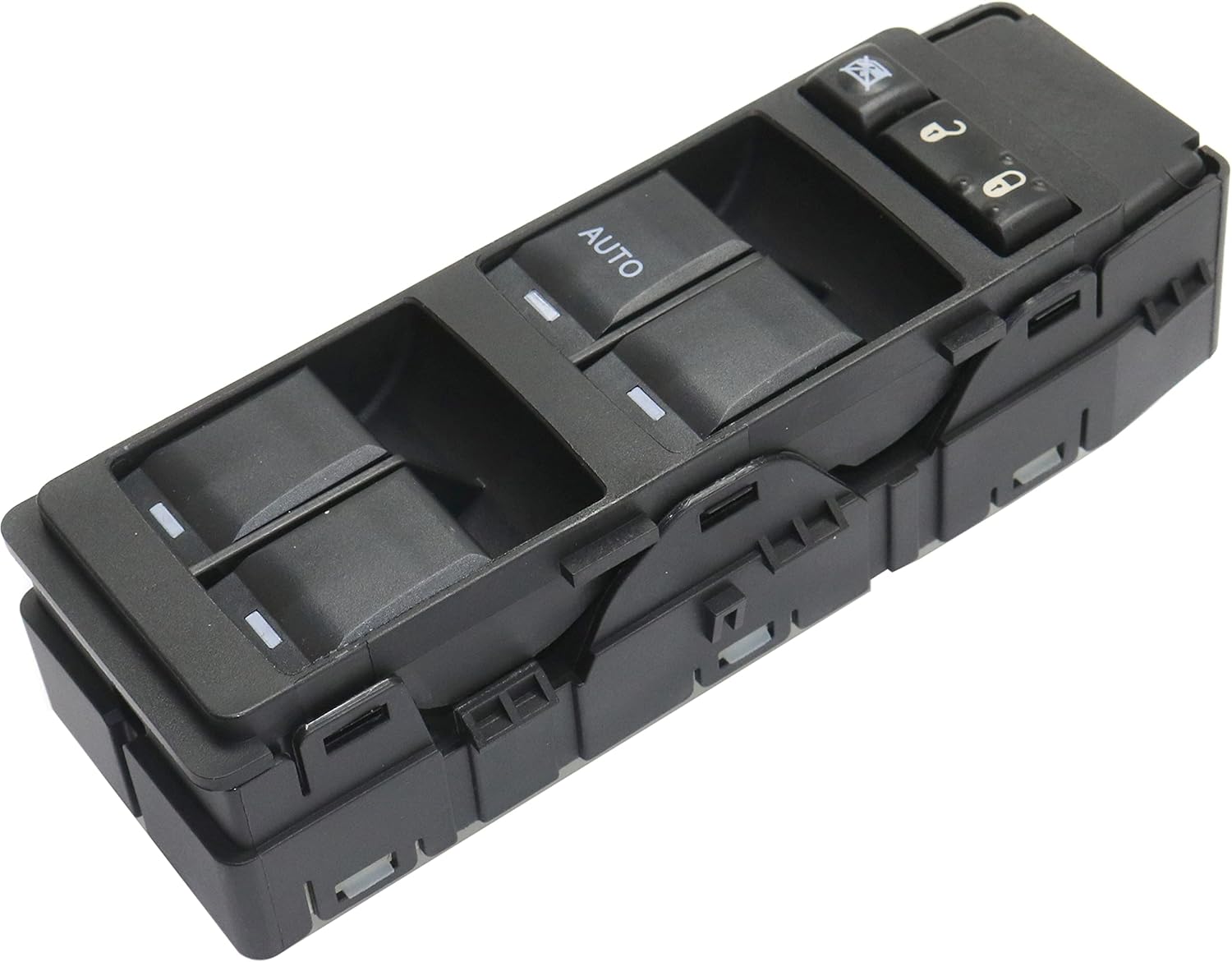 Garage-Pro Master Power Window Switch Replacement for Jeep Patriot Compass 2011-2017 Black One Touch Power Windows - Driver; with 13 Blade Connector 13-Prong Blade Male Terminal; Female Connector