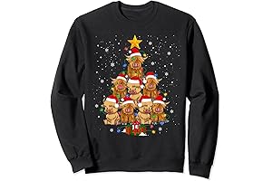 Scottish Highland Cow Christmas Tree Funny Cow Lover Xmas Sweatshirt