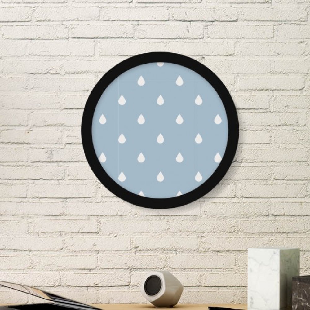 Cadre photo rectangle en bois d'art de qualité supérieure motif parapluie bleu
