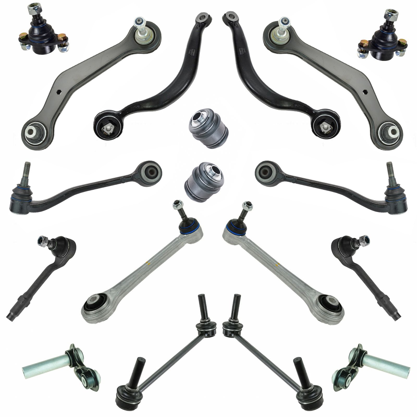 Kit de suspensión para BMW X5 con brazos de control de dirección y rótulas 8