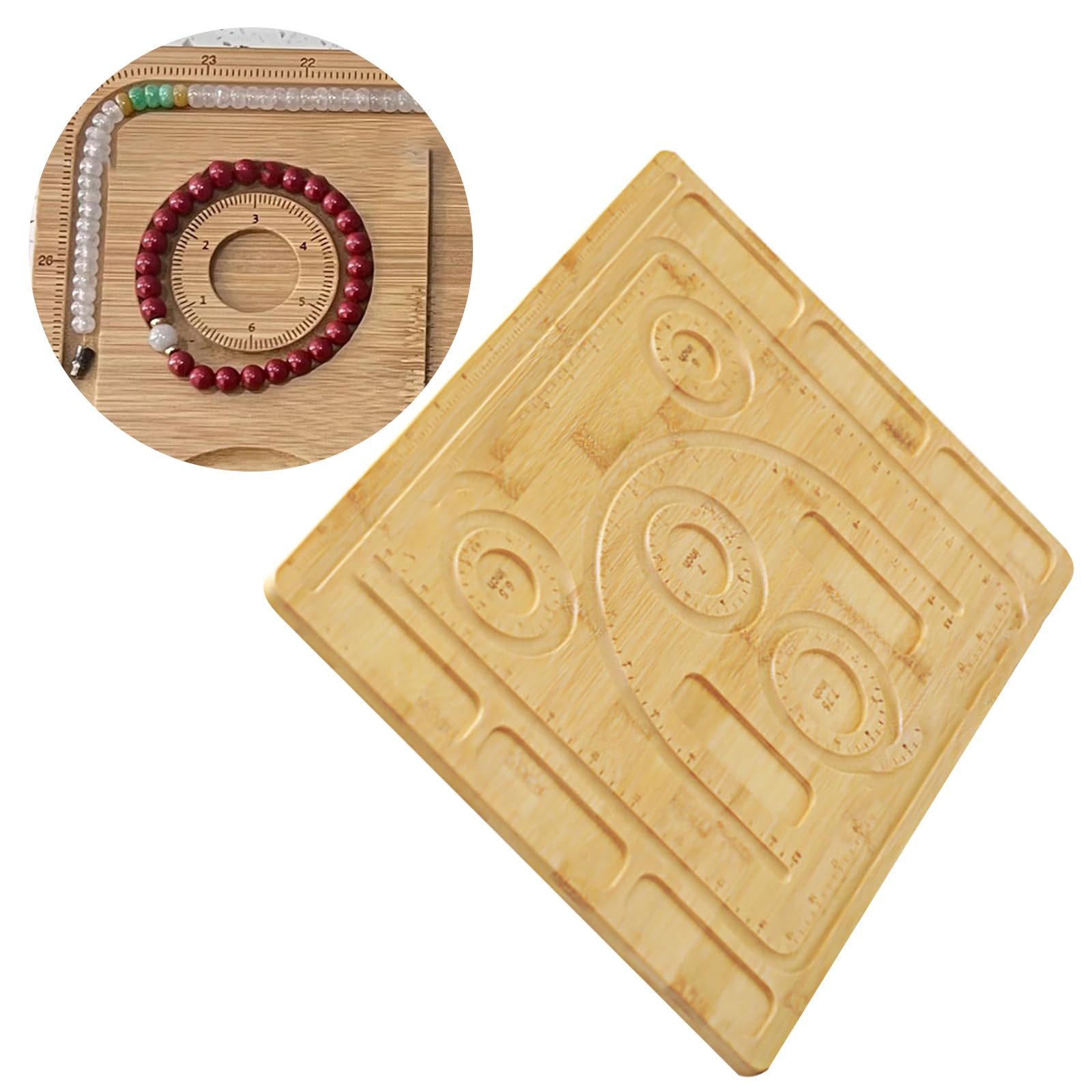 Vassoio Portagioie 2 Pezzi Con Motivo Perle | Per Creazione Bracciali E Collane - Foto 2