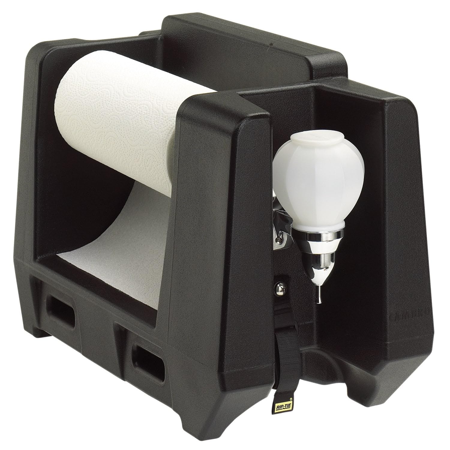 Cambro hwapr-110 handwashing estación con rollo de papel toalla dispensador, negro
