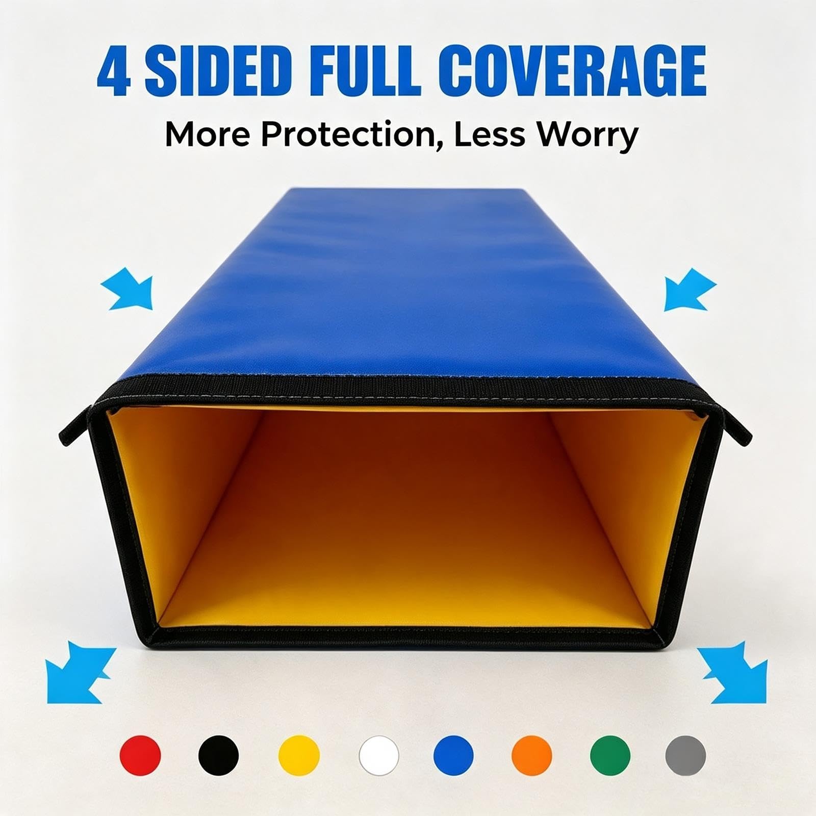 Protector Poste Baloncesto Cuadrado, Espuma Suave Interior Exterior