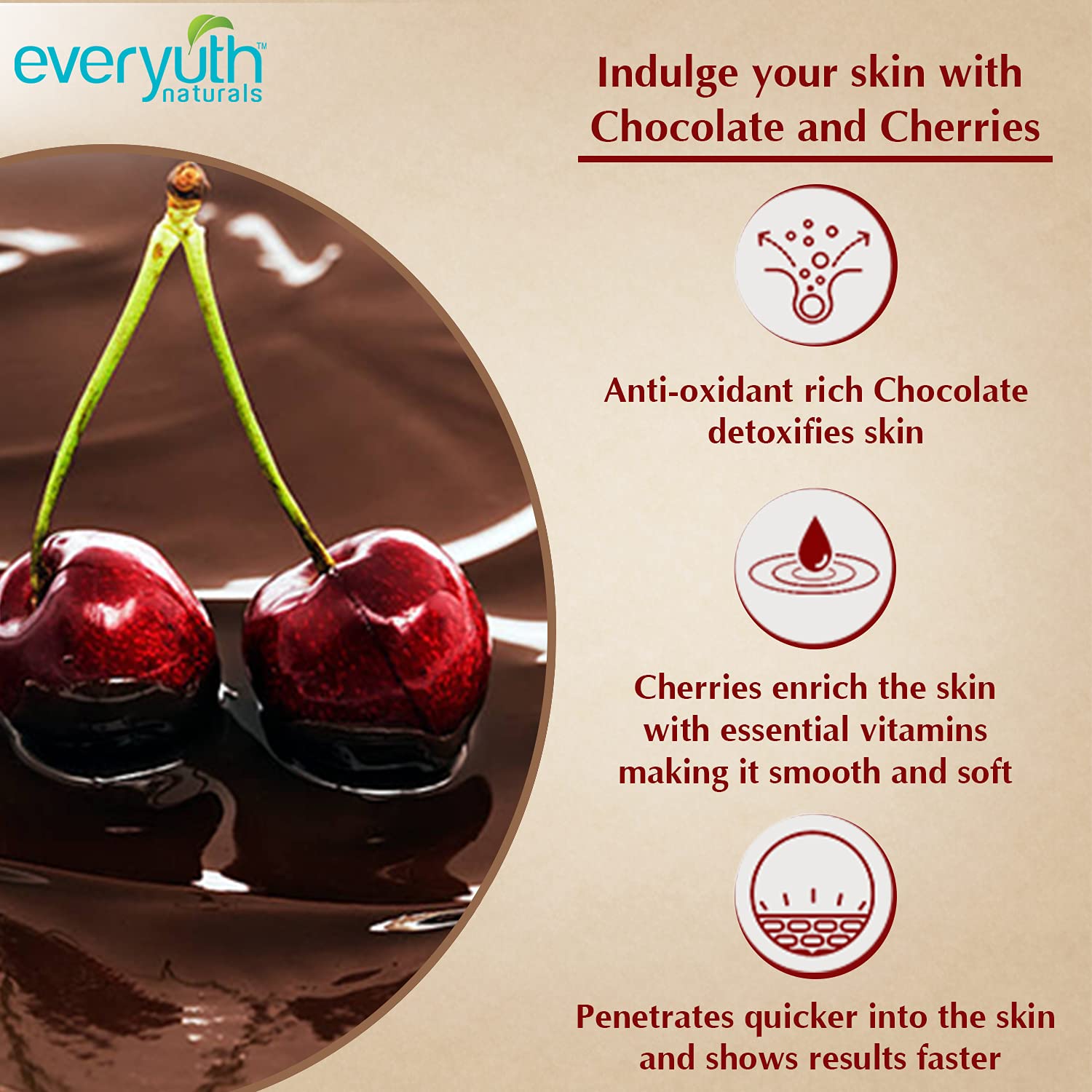 Averyuth Natural Pure and Light Tan Removal Choco Serum, 30ml, Bottle Averyuth Natural Pure and Light Tan Removal Choco Serum, 30ml, Bottle