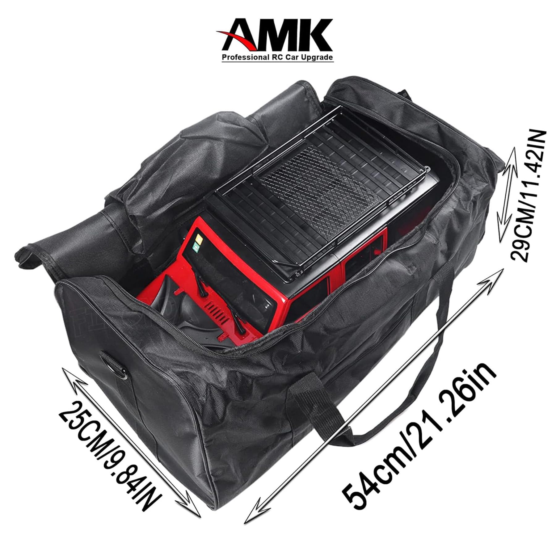 Multipocket RC Car Duffel Bag Waterproof Storage Bag for 1/10 RC Crawler Drift Car Axial SCX10 90046 D90 TF2 MST Tamiya CC01 HSP