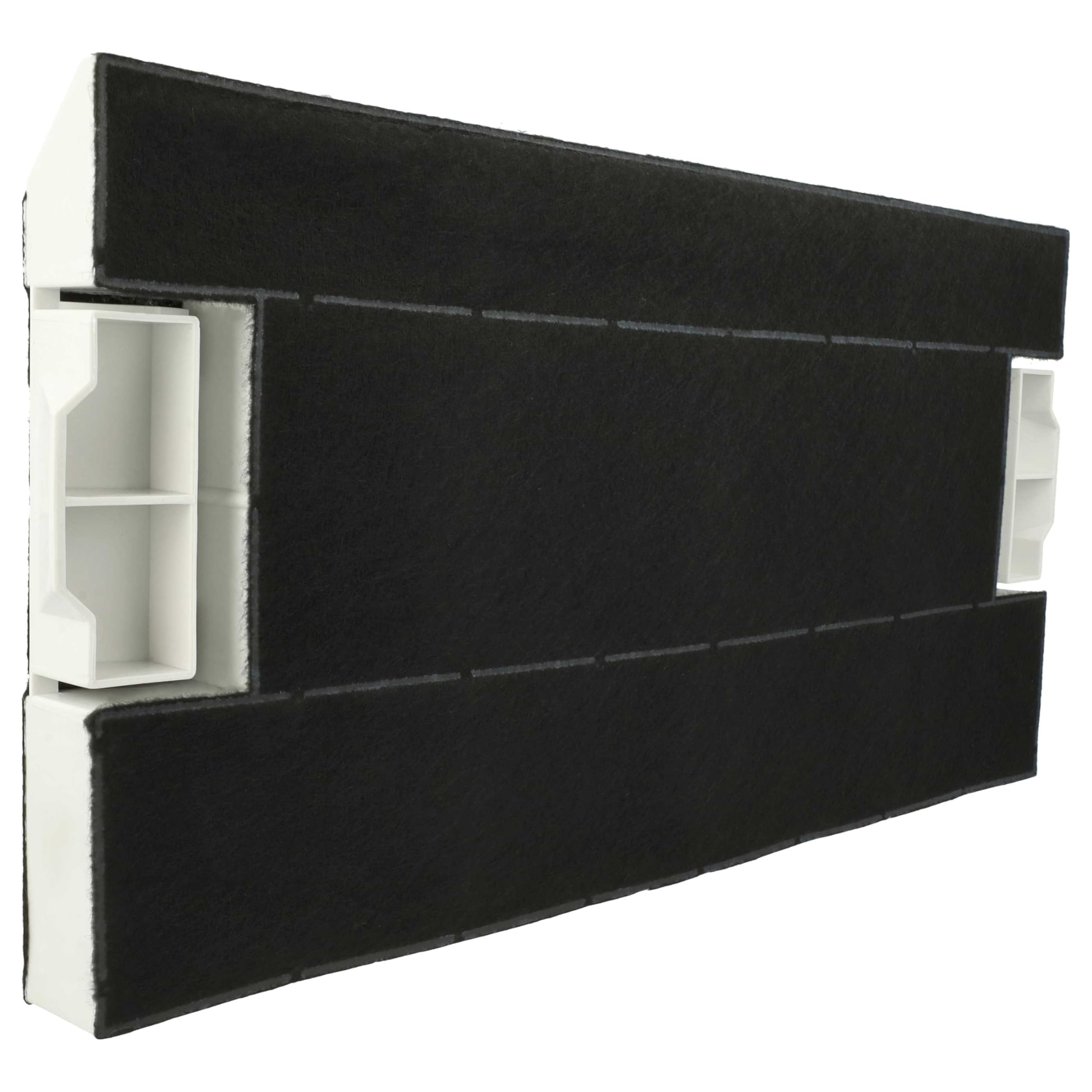 vhbw 2 filtry z węglem aktywnym kompatybilne z Siemens LI49630, LI48632, LI48630, LI46931, LI46930/05 okap kuchenny, 39,8 x 19,6/17,4 x 2,9 cm