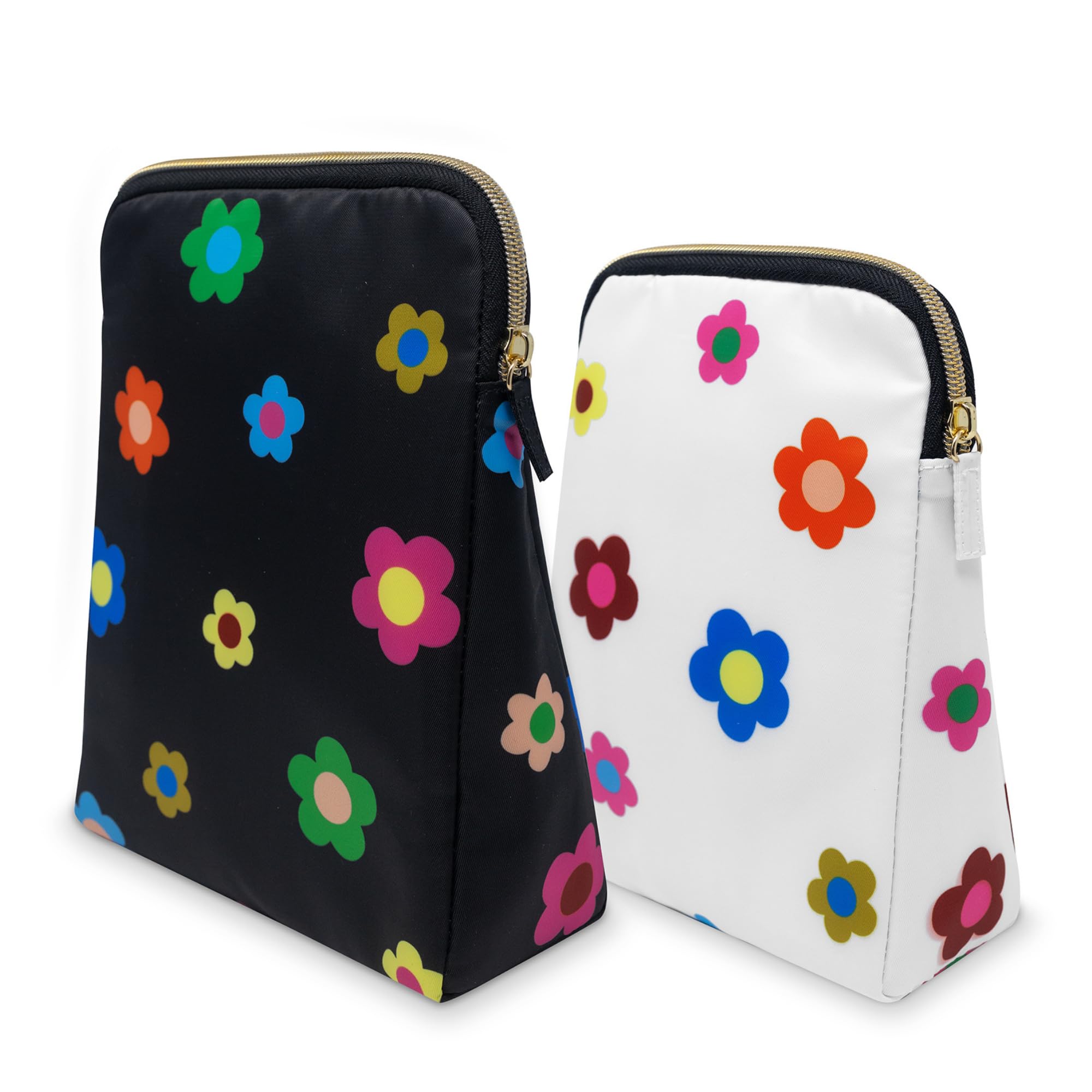 kate spade new york Set di borse termiche per snack, motivo giardino a quadretti | 2 sacchetti per alimenti con cerniera, riutilizzabili, termici, porta sandwich per il pranzo e in viaggio