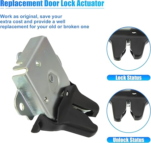 Miniatura 5 de X AUTOHAUX Pestillo de la puerta trasera del coche Actuador de la cerradura de la puerta del maletero trasero 64610-12360 para Toyota Corolla E12
