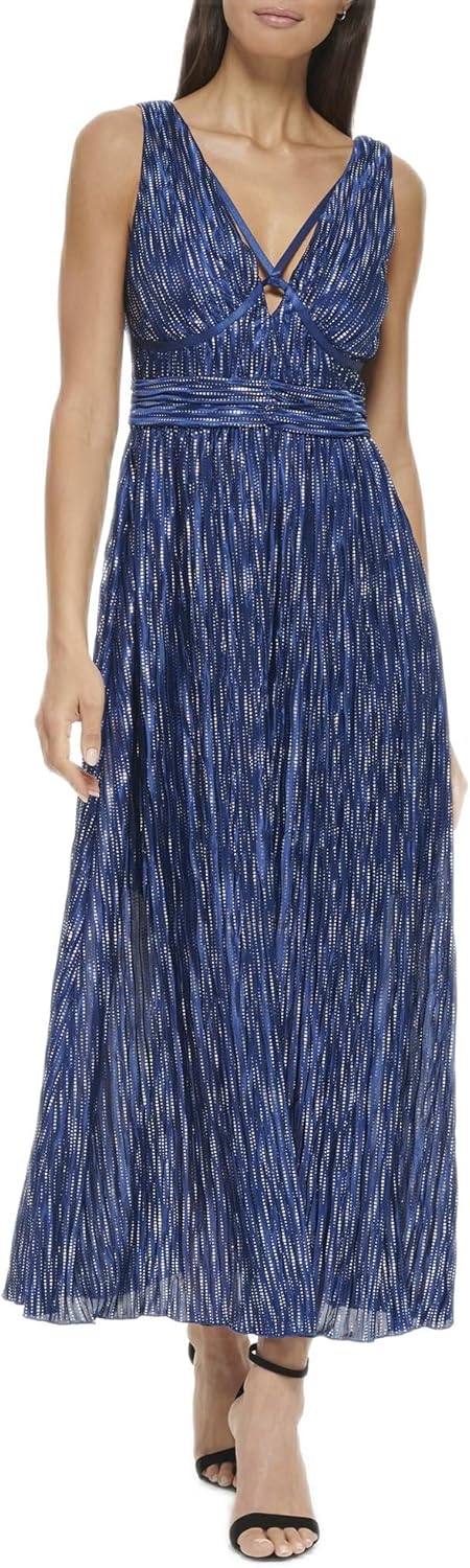 Guess Womens Lace Midi Sweetheart Textured Tank Dress