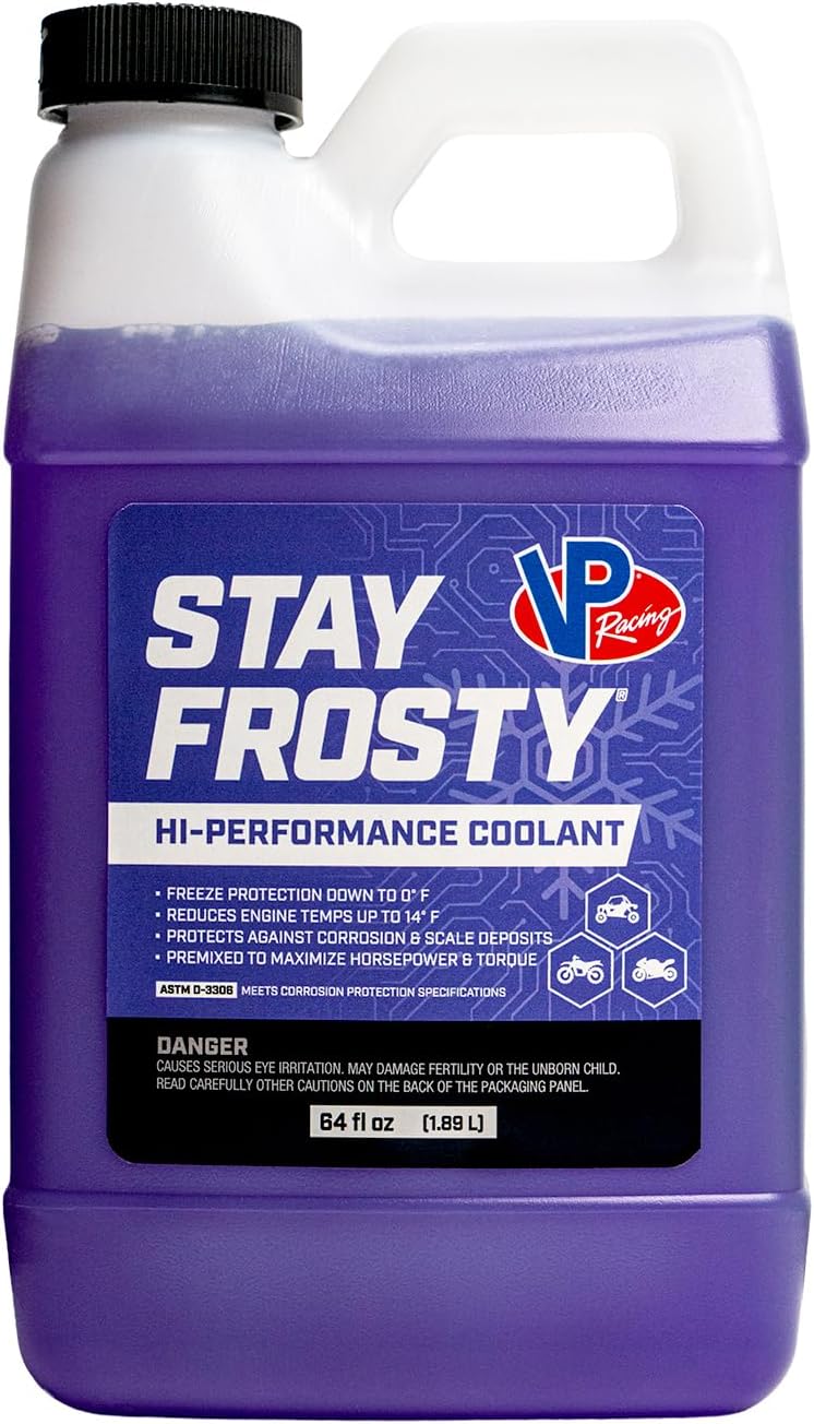 VP Racing Fuels 2087 Stay Frosty Hi-Performance Coolant, 64 Ounces (1 Pack)