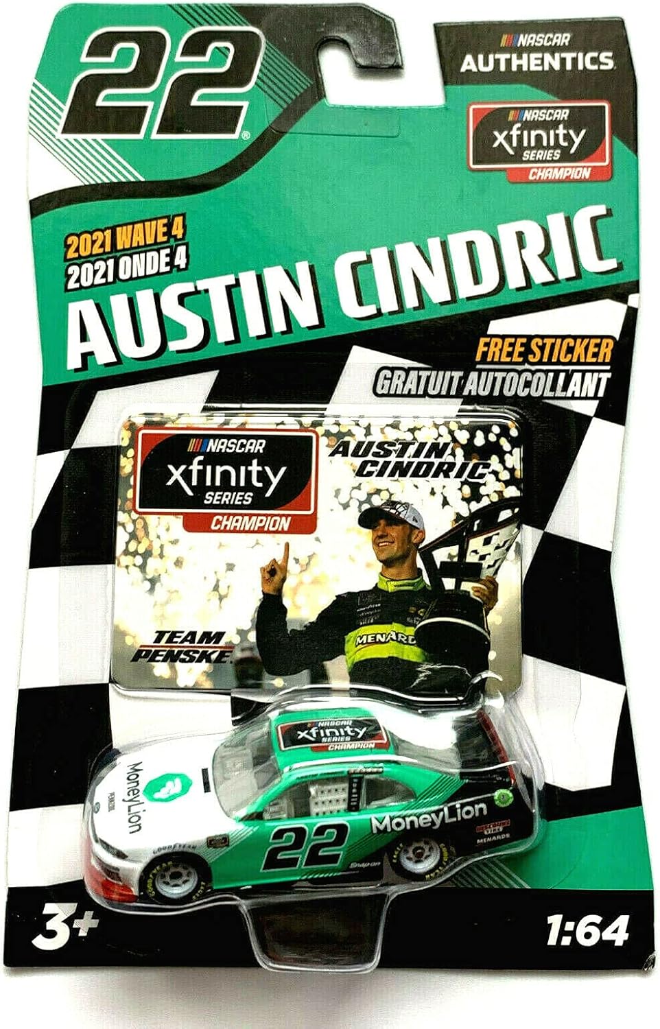 Nascar Authentics Austin Cindric #22 