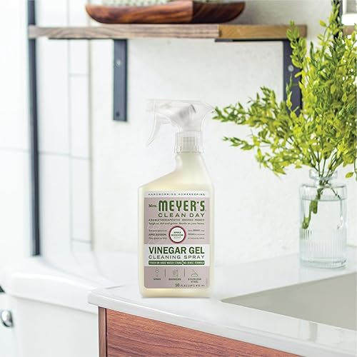 Miniatura 7 de MRS. MEYER'S CLEAN DAY Spray de limpieza de gel de vinagre, uso en baño, fórmula sin enjuague, ingredientes de limpieza derivados de plantas, flor